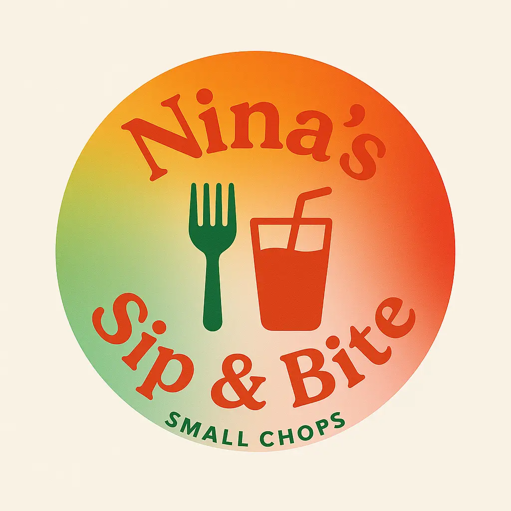 Nina's Sip & Bite — Logo Design by Asmaam Digitals